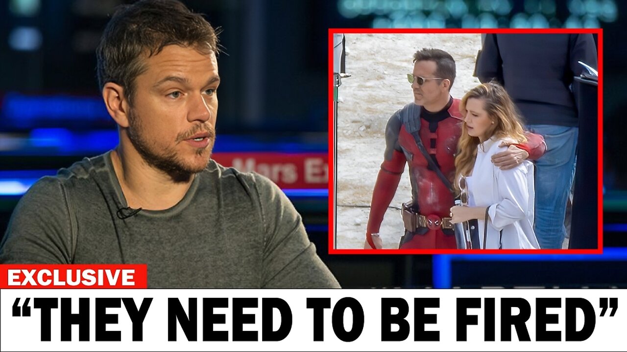 Matt Damon Drops Bombshell About Ryan and Blake Lively’s Behavior on Deadpool 2 Set