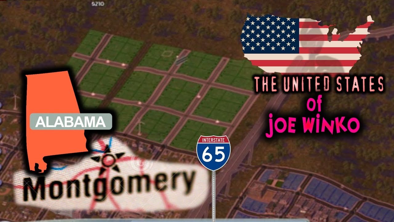Montgomery Alabama - United States of Joe Winko 1x14 - SimCity 4 Series - Joe Winko