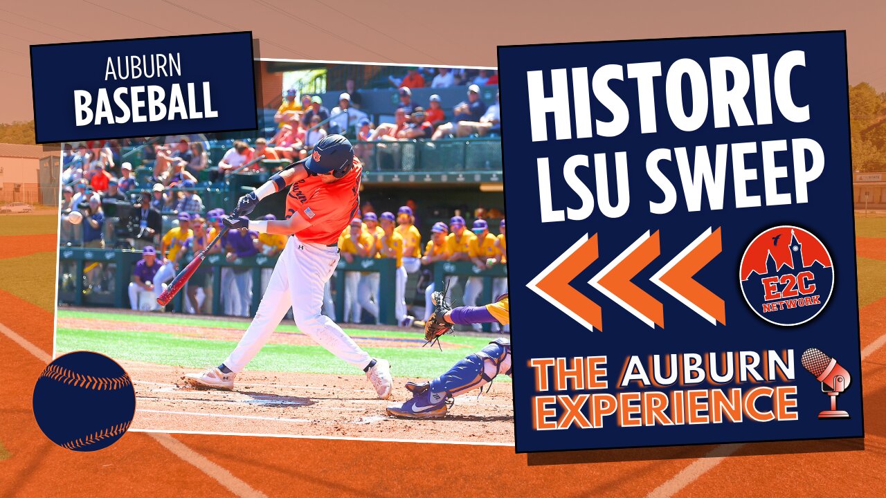 Historic Sweep for Auburn Baseball Over LSU | 2025 Season