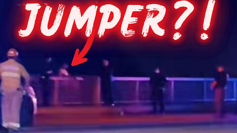 🔴 URGENT: Man on Bridge Ledge in Montebello Sparks Police Standoff
