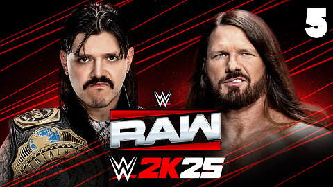 WWE 2K25 Raw September 1st 2025 - Match 5: NEW CHAMP!