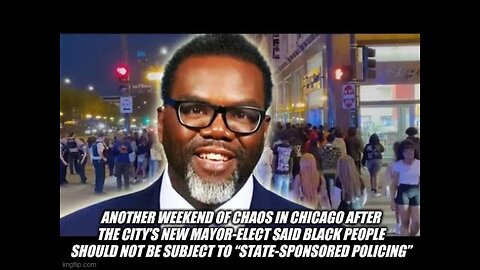 🚨liberal hypocrite satanic democrat cult klan chicago mayor brandon Johnson city Gang War crime