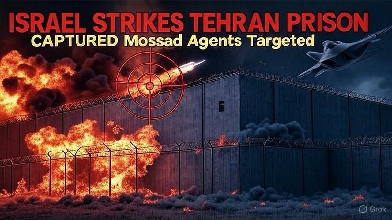 Israel’s Desperate Air Strikes on Evin Prison to Silence Mossad Leaks