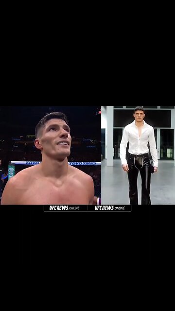 Islam Dulatov after his first-round KO at #UFC318: