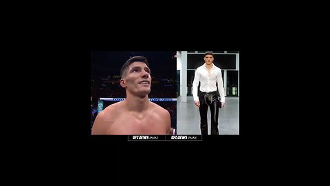 Islam Dulatov after his first-round KO at #UFC318:
