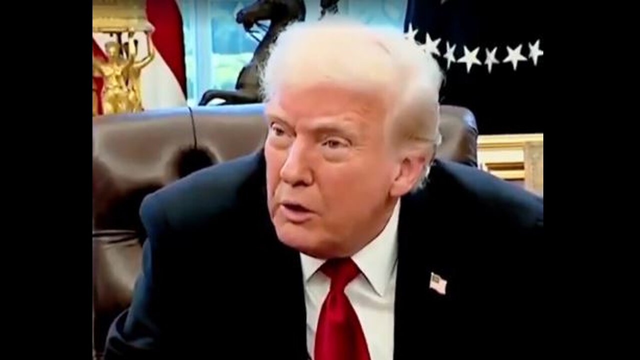 Trump's reaction to a reporter still wearing a COVID mask in 2025