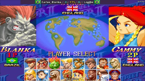 街霸2X Carlos_Blanka VS Log@n 2025-9-3 FT5