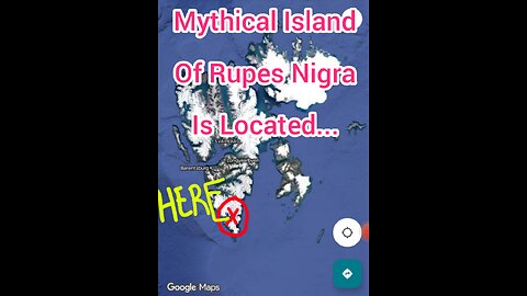 The Mythical Island Of Rupes Nigra Is Located Here... (X)