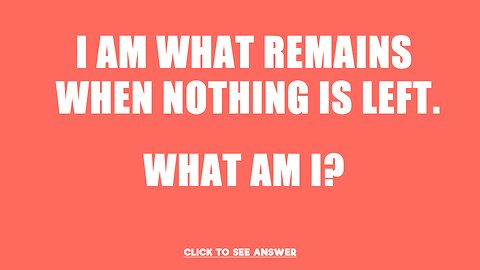 Do you know the answer to this riddle?