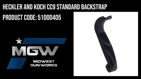Heckler And Koch CC9 Standard Backstrap - 51000405