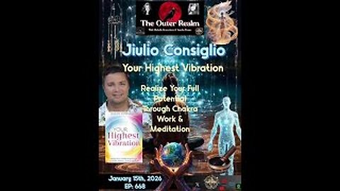 The Outer Realm Welcomes welcomes Special First Time Guest, Jiulio Consiglio