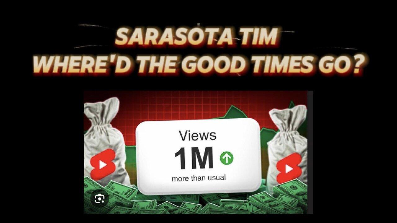 Sarasota Tim: Where did the good times go?