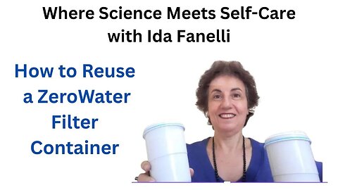 How to Reuse a Zero Water Filter Container | Smart Reuse Ideas