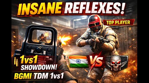 Insane Reflexes: BGMI TDM 1vs1 Against Top Tier Player 🎯