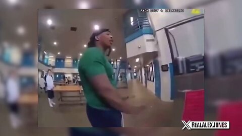 Insane Video! Wannabe Tough-Guy Butch Female Jail Guards Get Destroyed By Jacked Male Inmate.