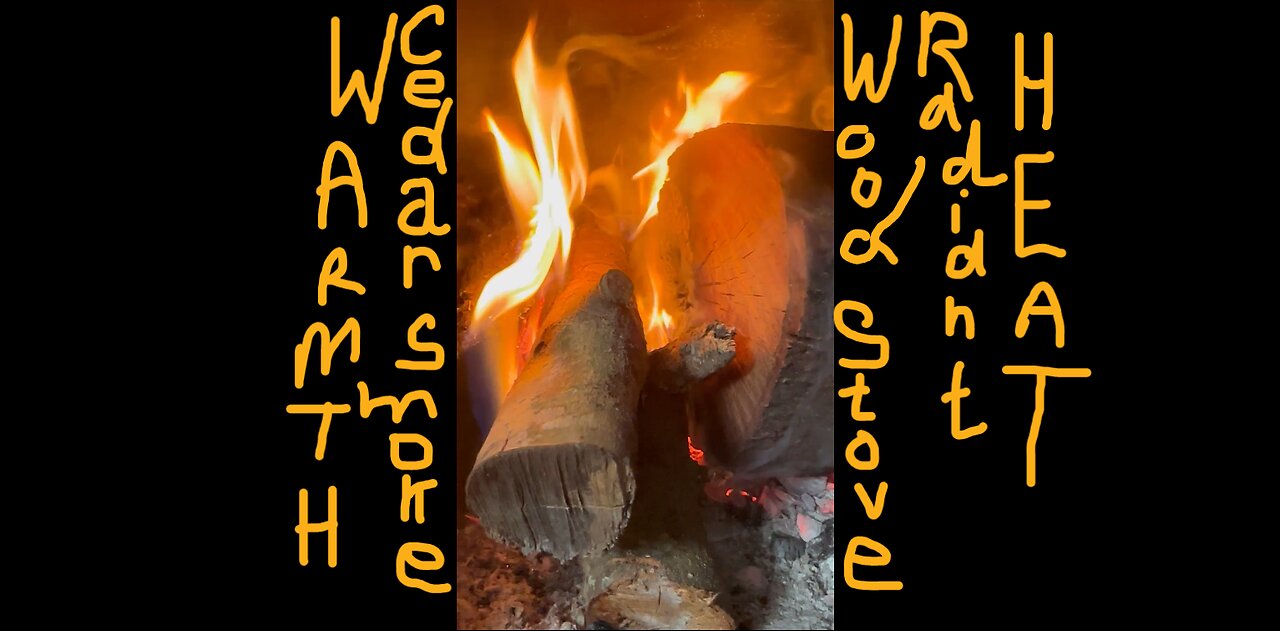 Wood Stove & Cedar Wood Smoke