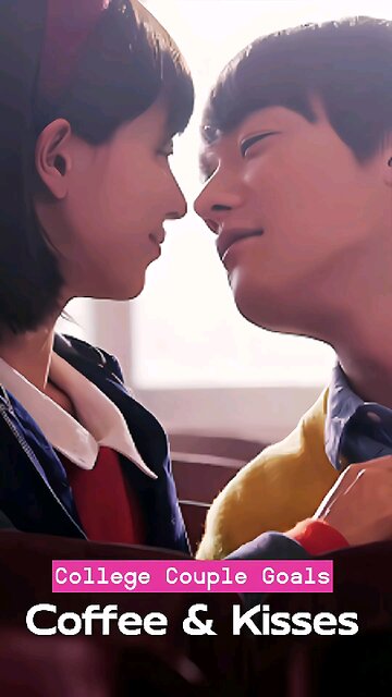 🎓 College Couple Goals 💕 ☕ Coffee & Kisses 💋 | #kdrama #romance #emergencycouple