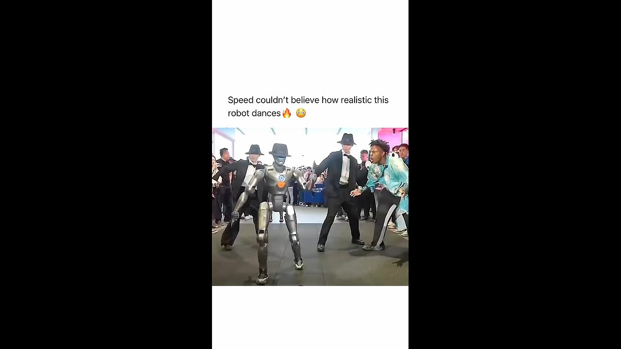 Speed couldn't believe how realistic this robot dances 😲🔥