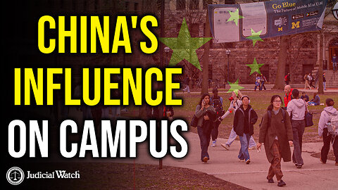 China Cash at University of Michigan? Judicial Watch Sues for Answers!