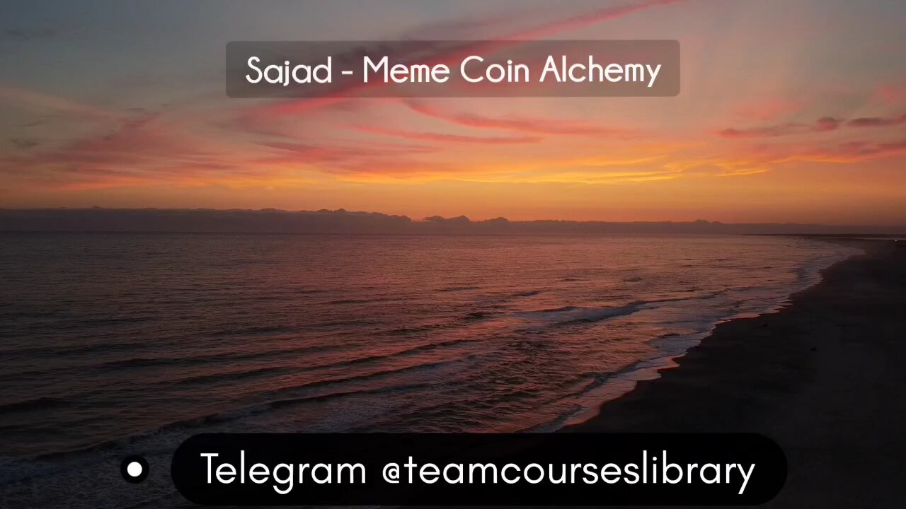 (courseslibrary.com)Sajad - Meme Coin Alchemy