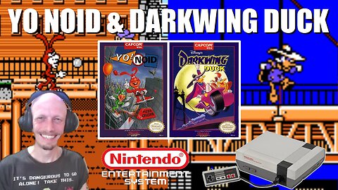 Yo! Noid & Darkwing Duck (NES): Let's Get Dangerous Crushing some Pizza while fighting Mr. Green