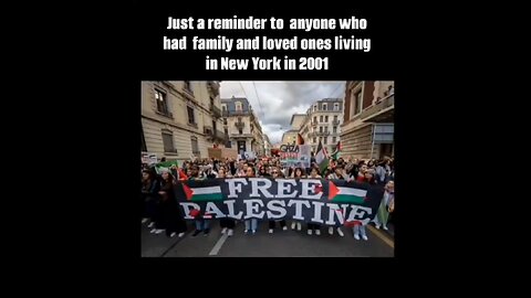 9/12/2001 Palestinians celebrating the attack on NYC