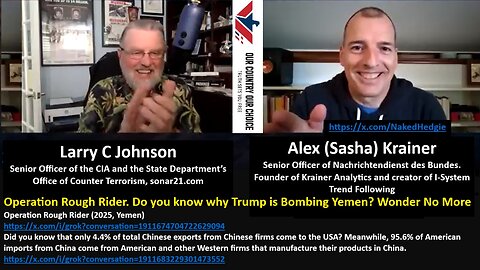 Operation Rough Rider. Do you know why Trump is Bombing Yemen? Wonder No More.