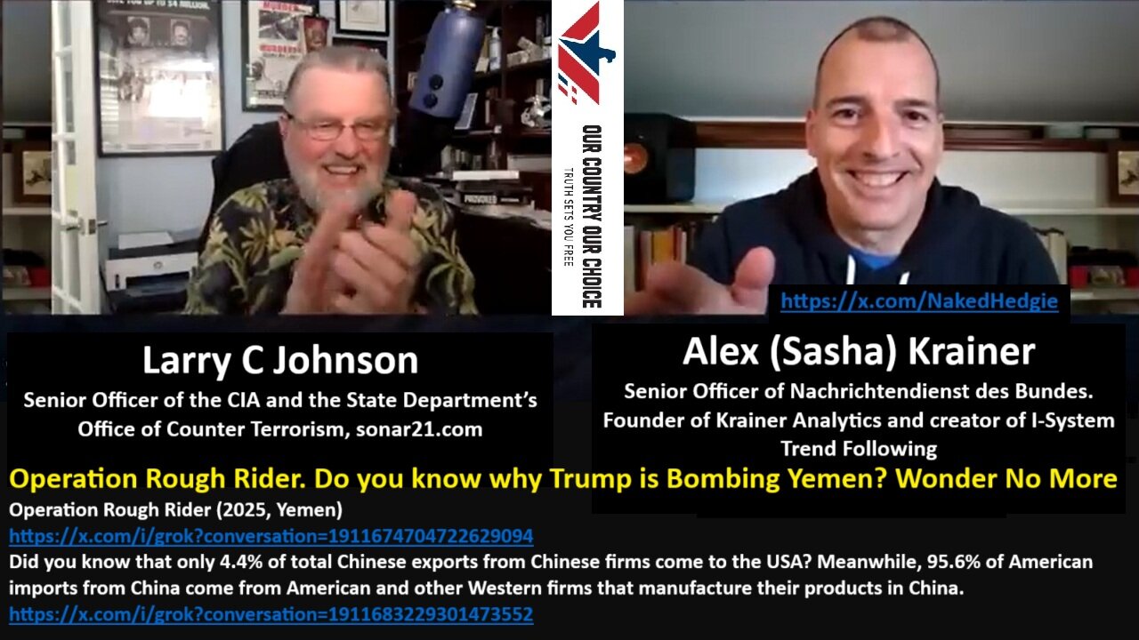 Operation Rough Rider. Do you know why Trump is Bombing Yemen? Wonder No More.