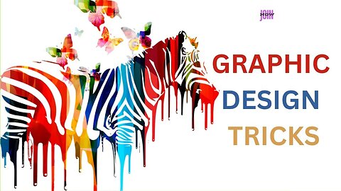 Graphic Design Trick - How to choose background Color & Font – Hindi Tutorial