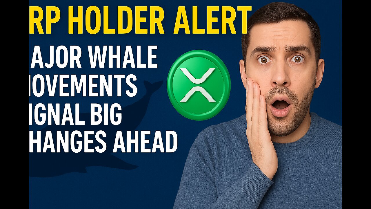 XRP Holder Alert: Major Whale Movements Signal Big Changes Ahead" #sahnews #news #creptonews