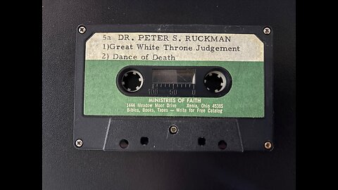 Dance Of Death - Dr. Ruckman