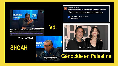 Yvan ATTAL...Exemple du sionisme le plus éhonté !