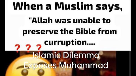 ISLAMIC DILEMMA EXPOSES MUHAMMAD #truth #jesus #mary #joseph #ihs #church #bible #christian #saints