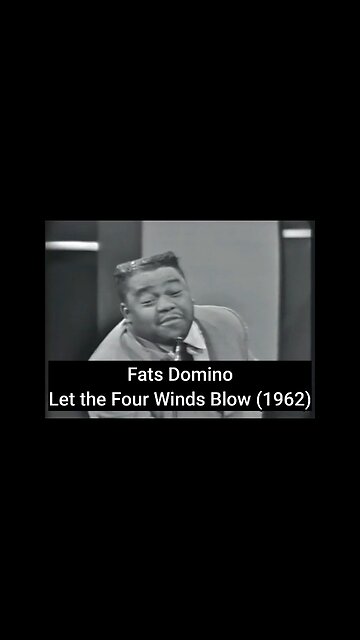 Portrait Format Fats Domino Live! Electrifying Rendition of “Let The Four Winds Blow”