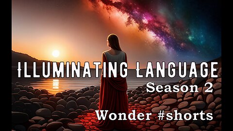 Illuminating Language 🌌 Wonder | When Stardust Speaks to Your Soul | Cosmic Poetry #shorts #wonder