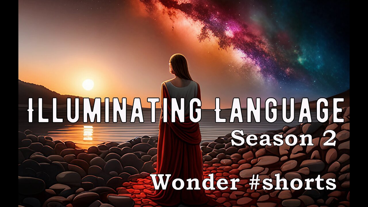 Illuminating Language 🌌 Wonder | When Stardust Speaks to Your Soul | Cosmic Poetry #shorts #wonder