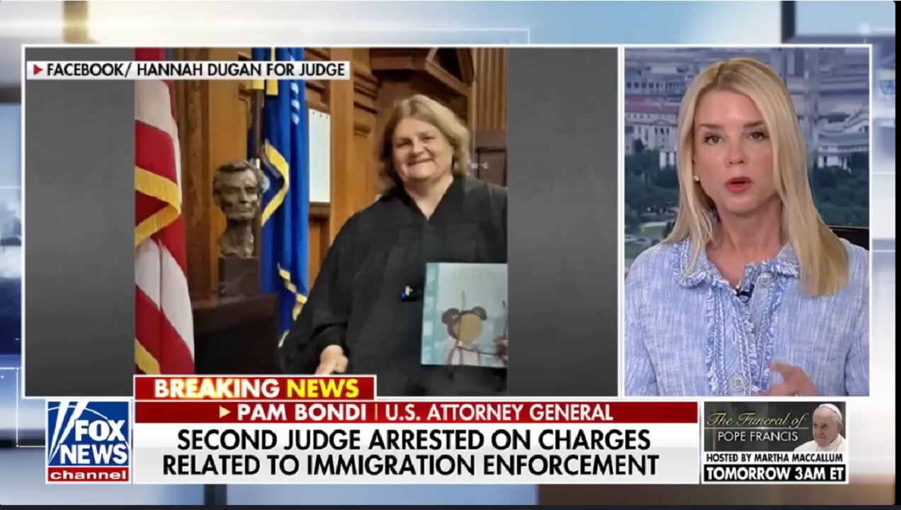 FBI ARRESTS WI JUDGE OBSTRUCTING ICE ARRESTS