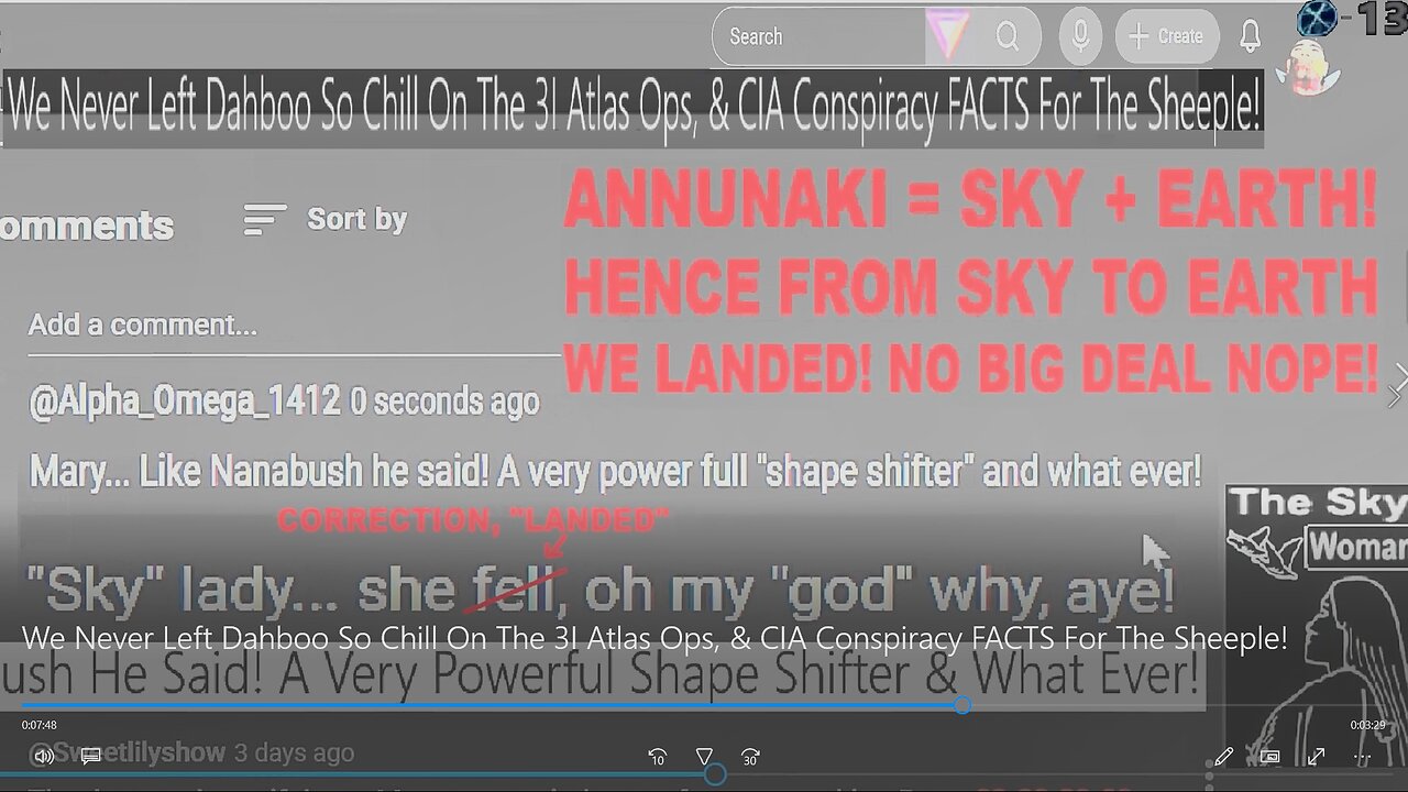 We Never Left Dahboo So Chill On The 3I Atlas Ops, & CIA Conspiracy FACTS For The Sheeple!