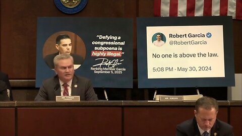 Rep James Comer to the Clinton's: Subpoenas Are Not Suggestions