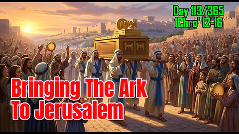 Day 113/365 - How To Move The Ark Of The Covenant So It Doesn't Kill You Like Uzzah #1chronicles
