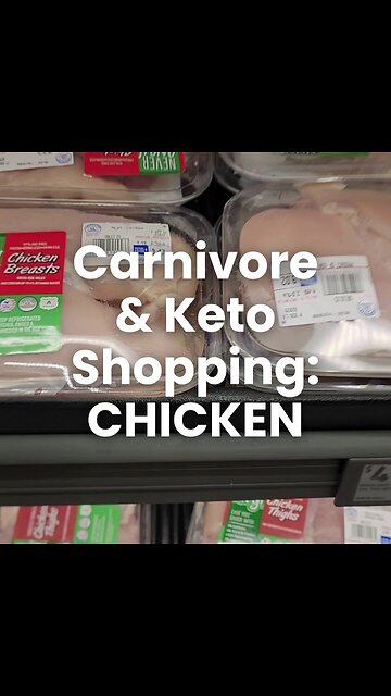 Carnivore and Keto Shopping Chicken