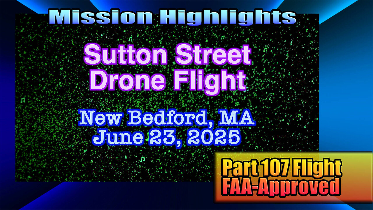 Drone Flight - Sutton Street, New Bedford, MA