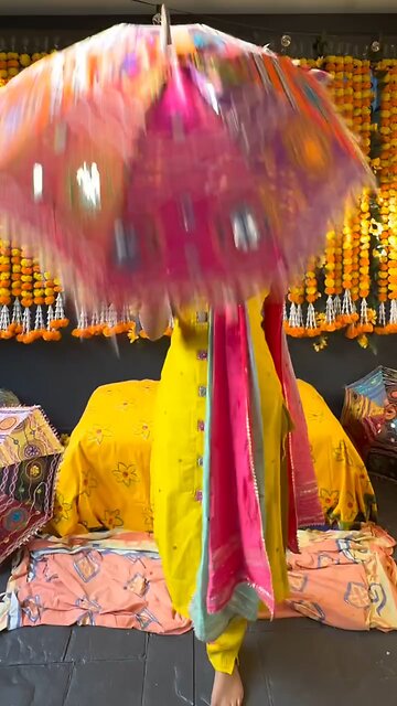 Indian Haldi before wedding