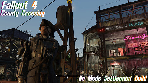 Fallout 4, County Crossing No Mods Settlement Build.