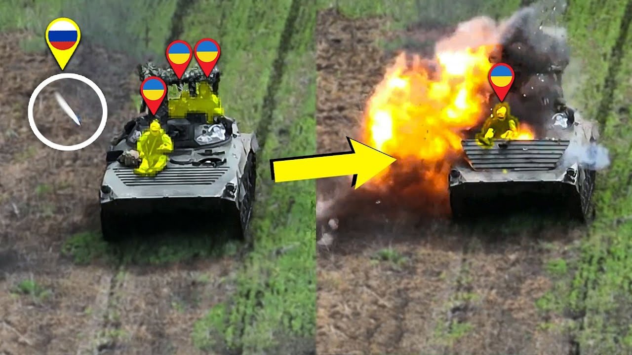 Red Alert in Kursk: Russian Drones Obliterate Ukrainian Stryker Convoy!