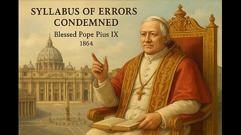 Pius IX Syllabus of Errors I