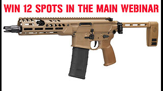 SIG SAUER MCX-SPEAR LT IR 300 BLK 9″ PISTOL MINI #1 FOR 12 SPOTS IN THE MAIN WEBINAR
