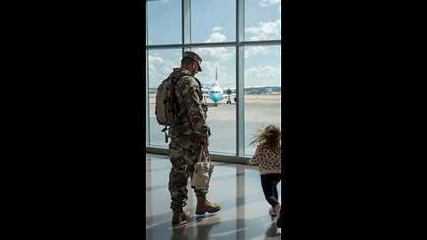 Soldier Reunites With Daughter