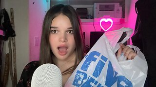 ASMR Mini Shopping Haul! [Five Below, Dollar Tree, Diaso]