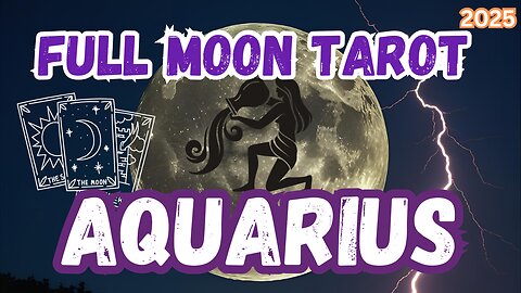 Aquarius ♒️ - Trust your ideas! Full Moon 🌝 in Aquarius Tarot Reading #tarot #tarotary #aquarius